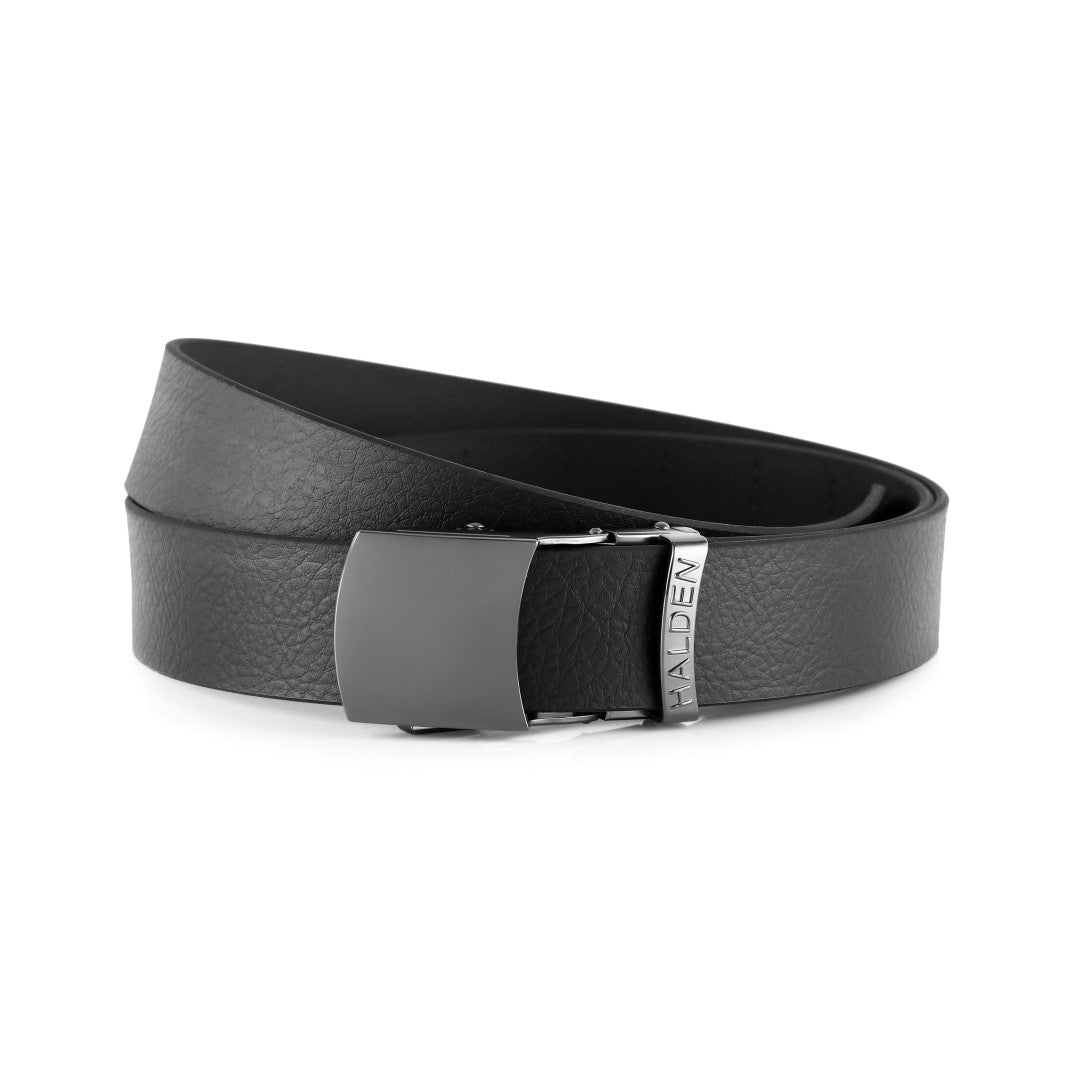 Grain black with vintage buckle