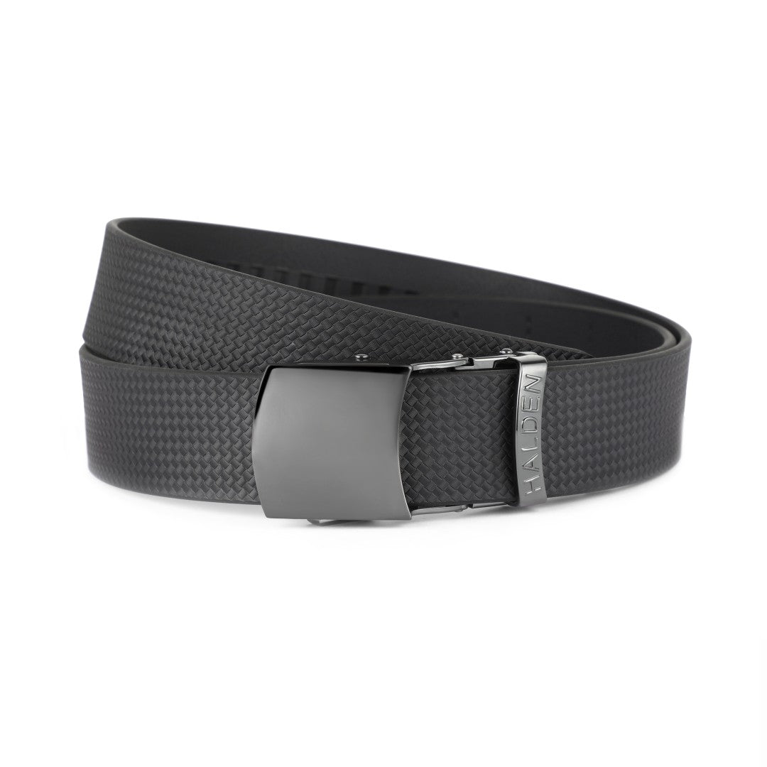 Weave black with vintage buckle