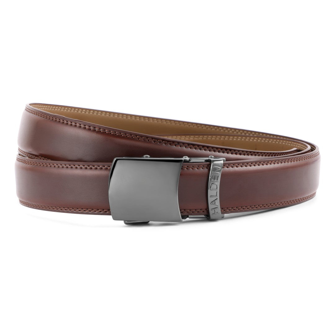 Burley coffee brown with vintage buckle (EXTRA LONG)