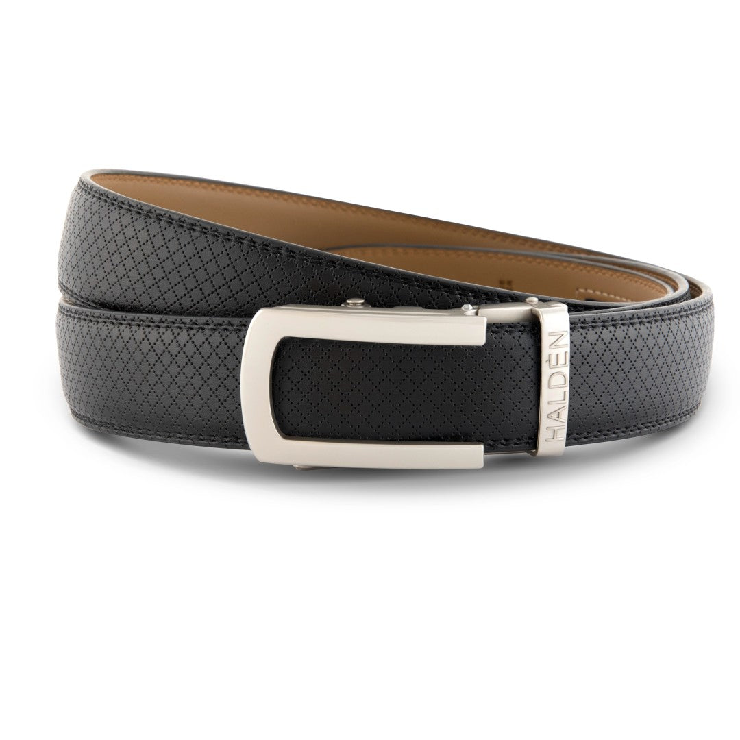 Theo Black with classic buckle (EXTRA LONG)