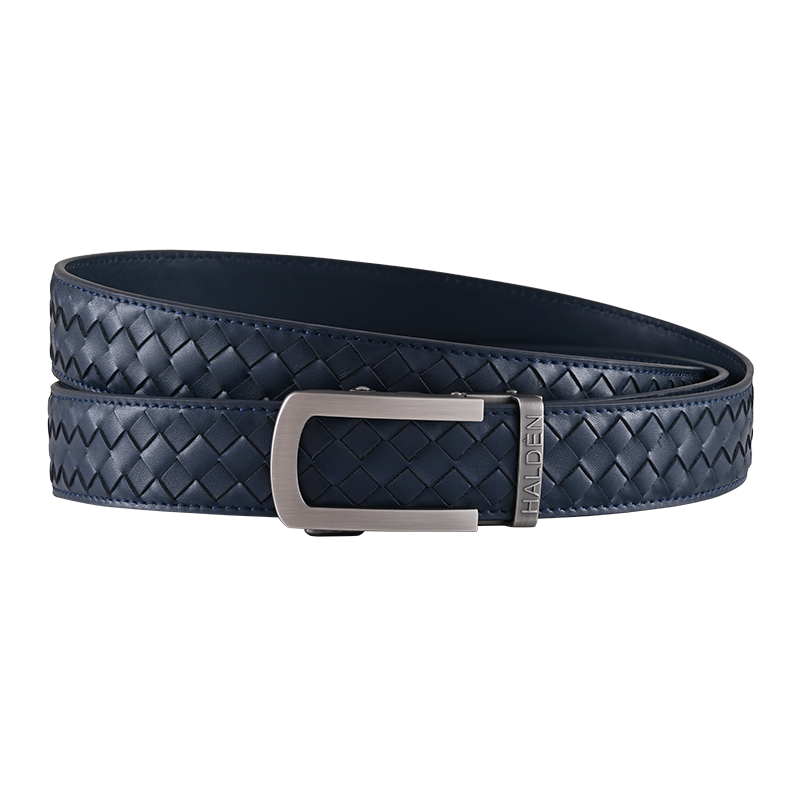 Braided Blue with classic buckle