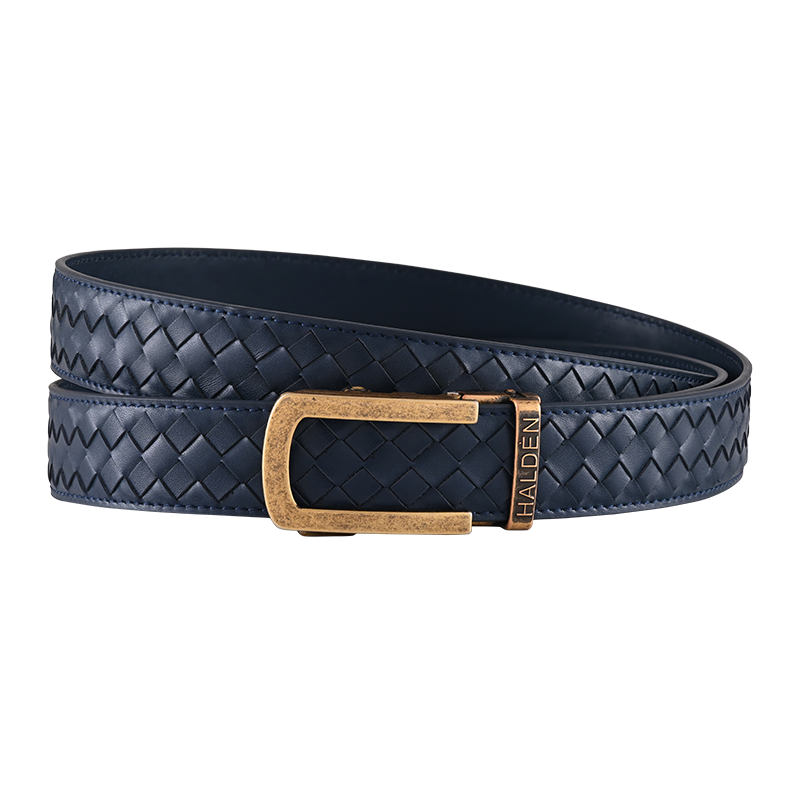 Braided Blue with classic buckle