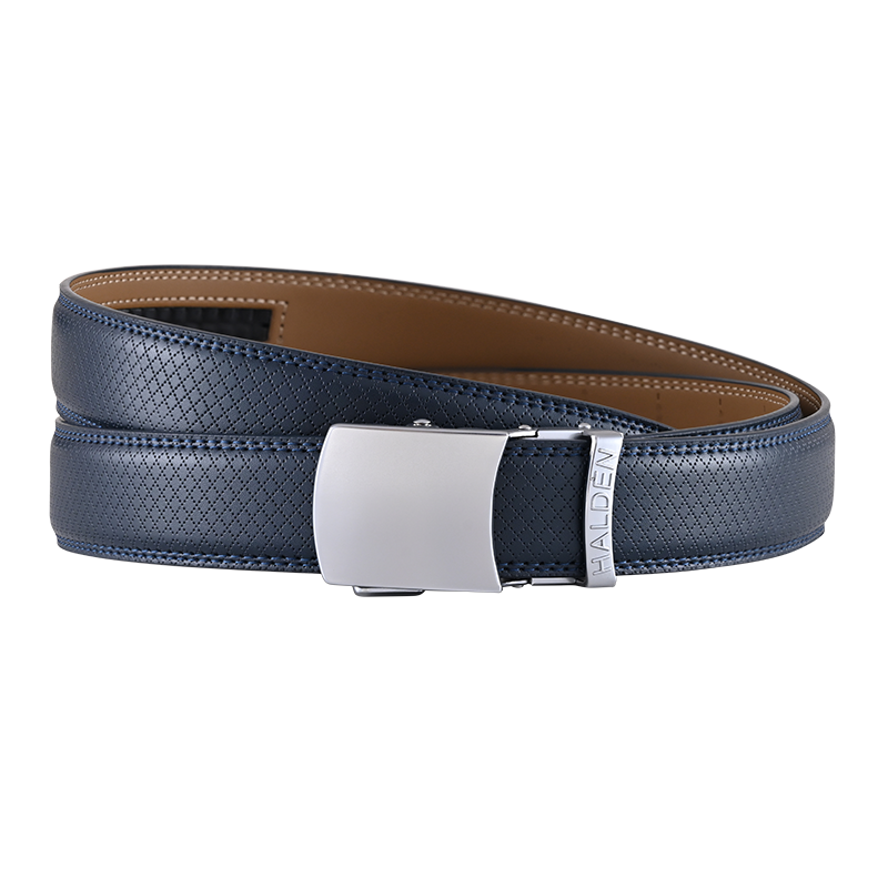 Theo Blue with vintage buckle