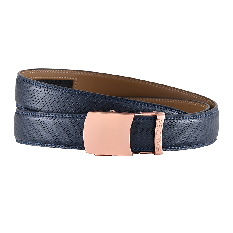 Theo Blue with vintage buckle