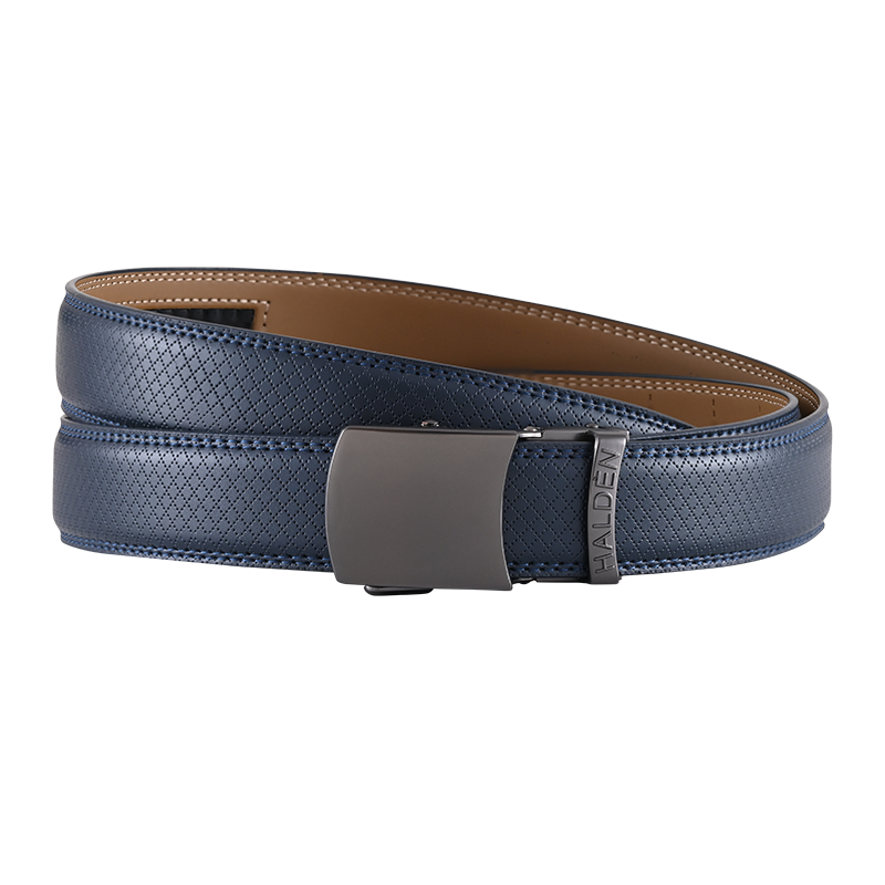 Theo Blue with vintage buckle