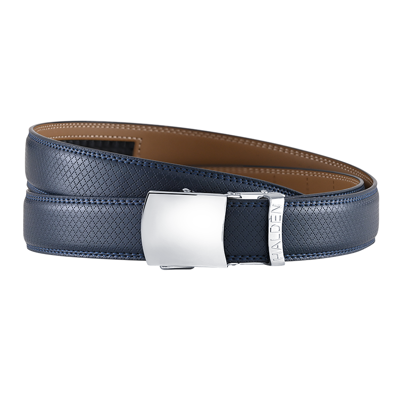 Theo Blue with vintage buckle