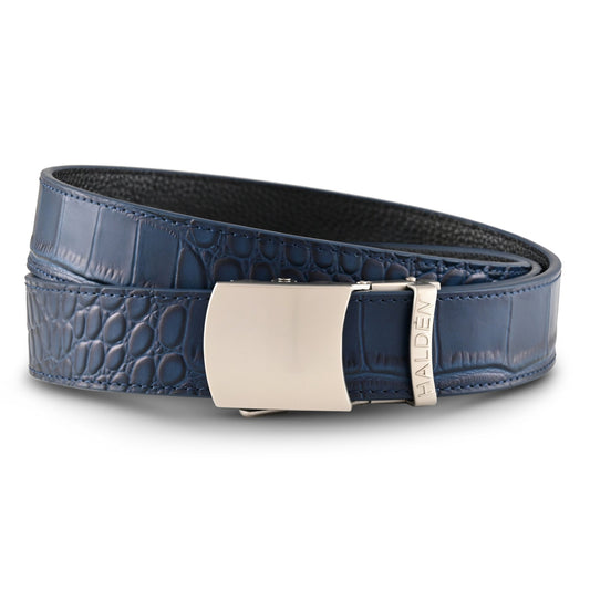Daven Blue with vintage buckle