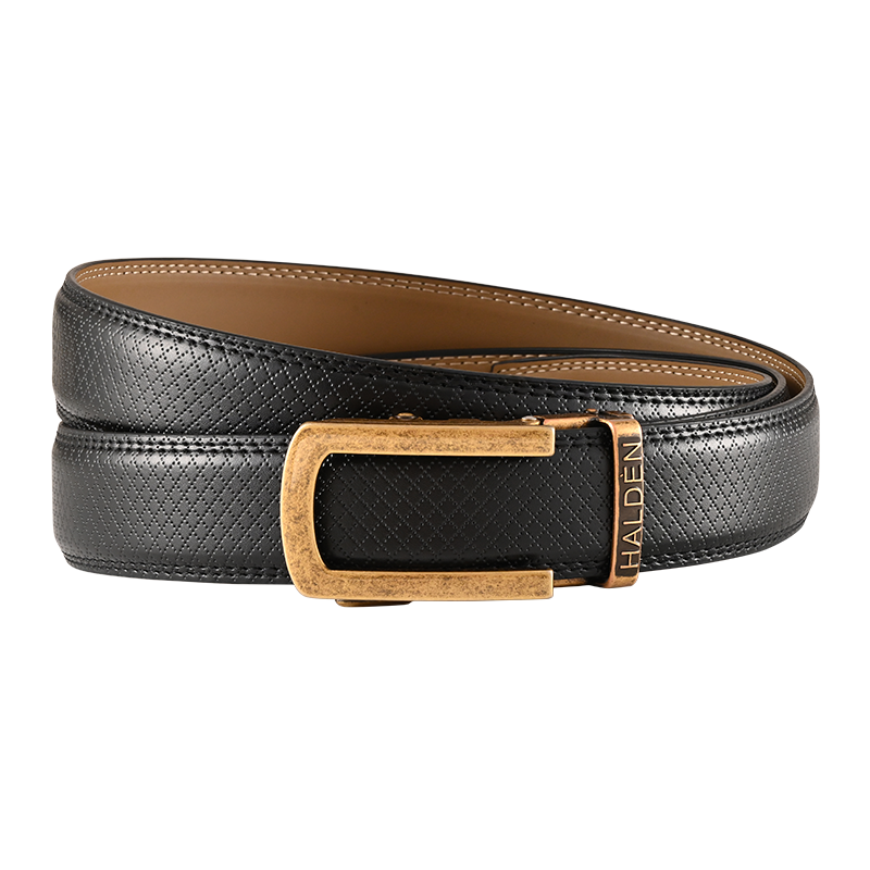 Theo Black with classic buckle