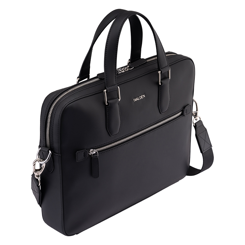 MONARCH BLACK LAPTOP BAG - PLAIN