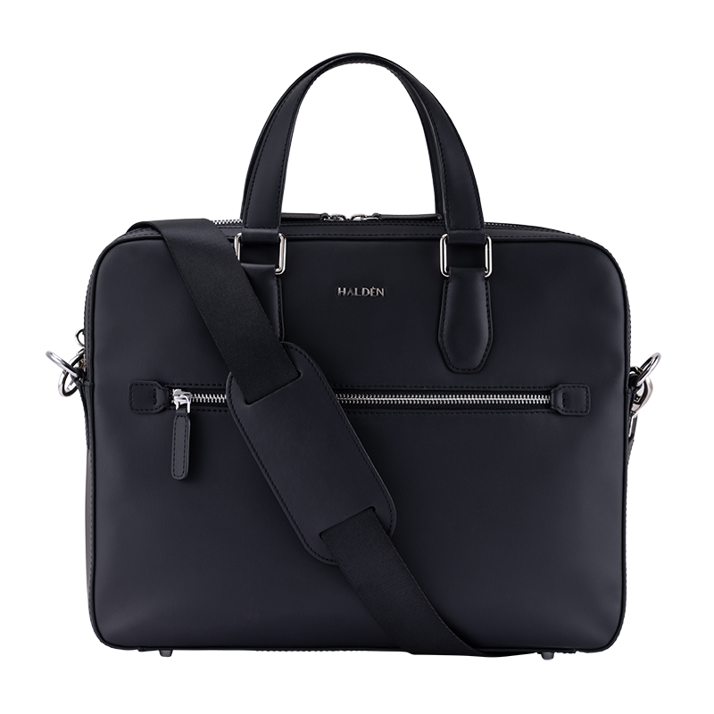 MONARCH BLACK LAPTOP BAG - PLAIN