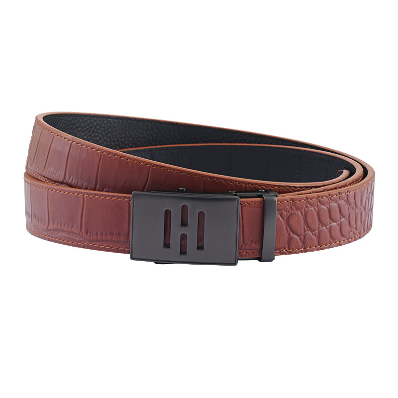 Daven Tan with signature buckle