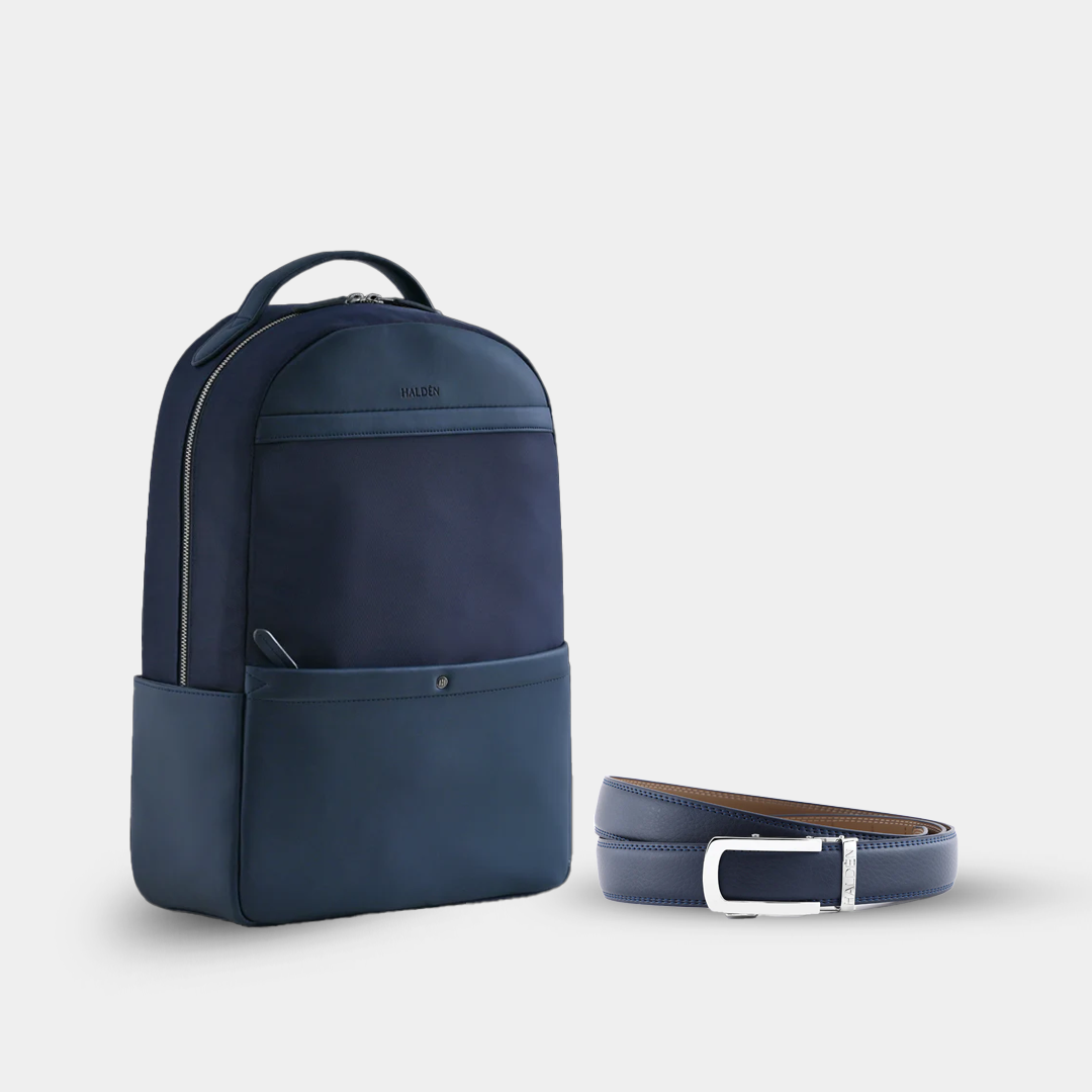 Explorer Blue Backpack + Falcon blue Belt