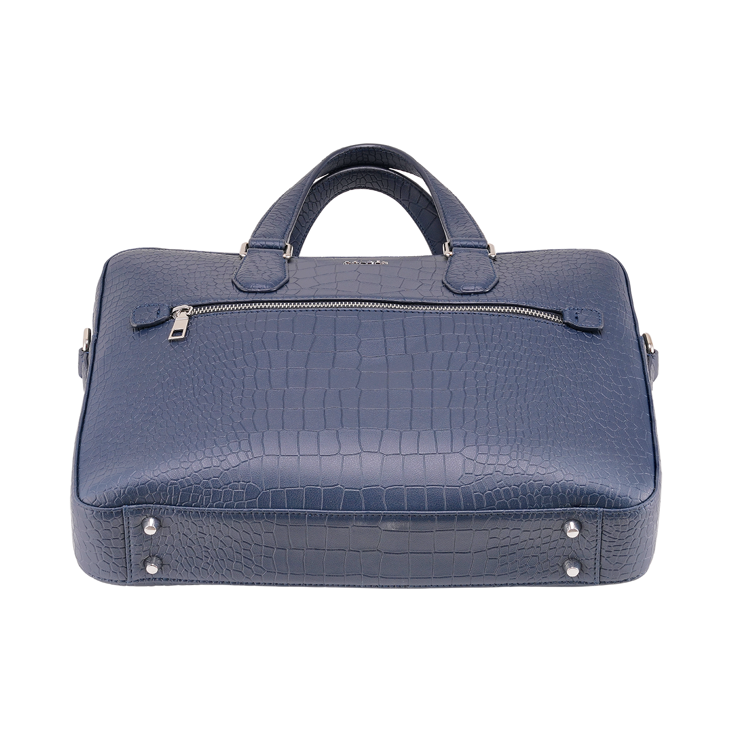 Mayson Blue Laptop Bag - Croc