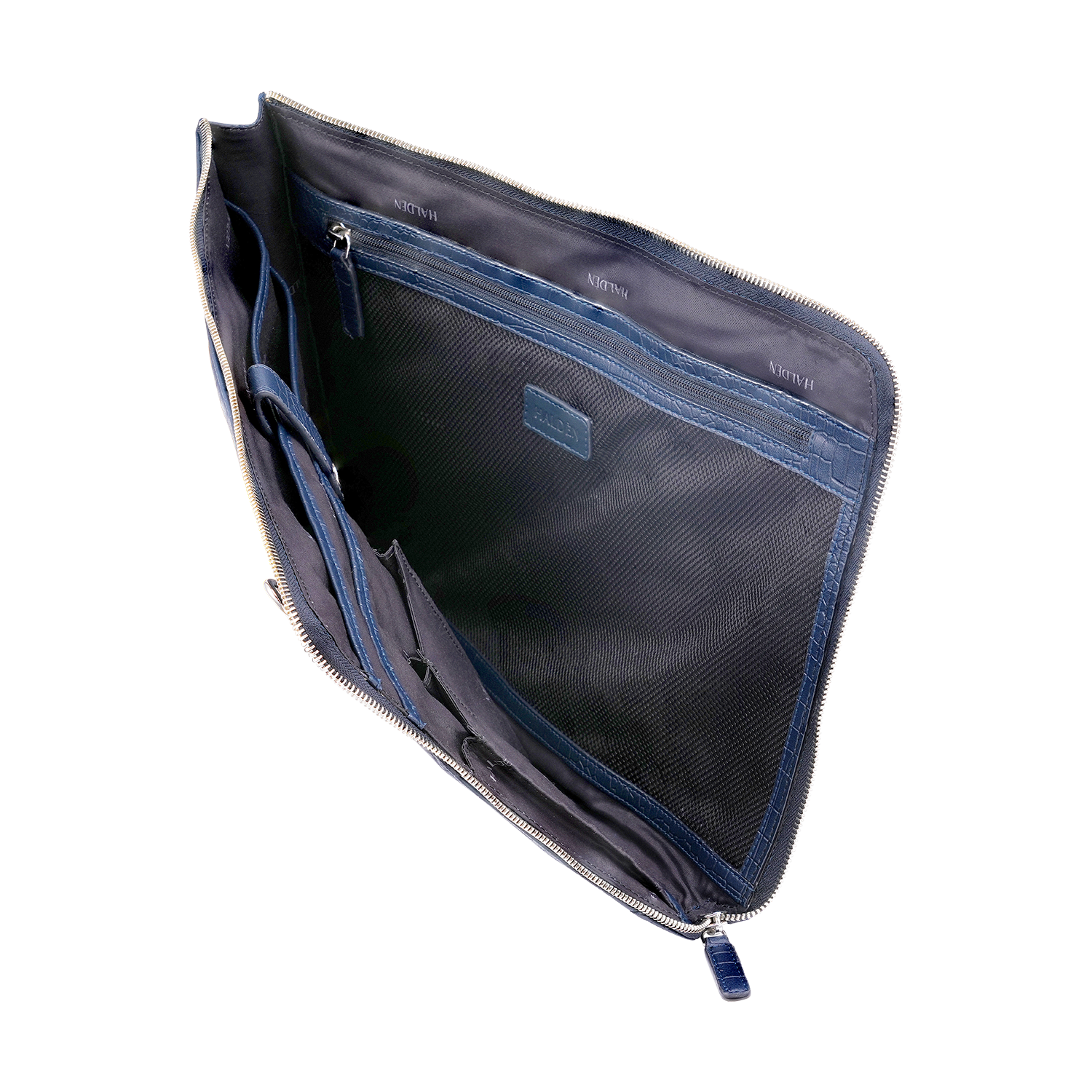TELON BLUE LAPTOP BAG - CROC