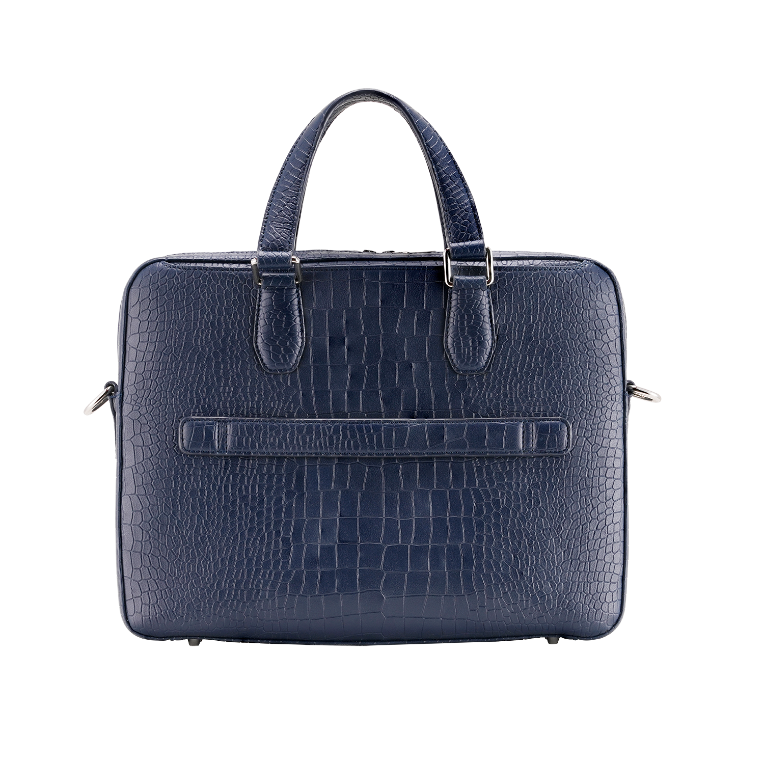 Mayson Blue Laptop Bag - Croc