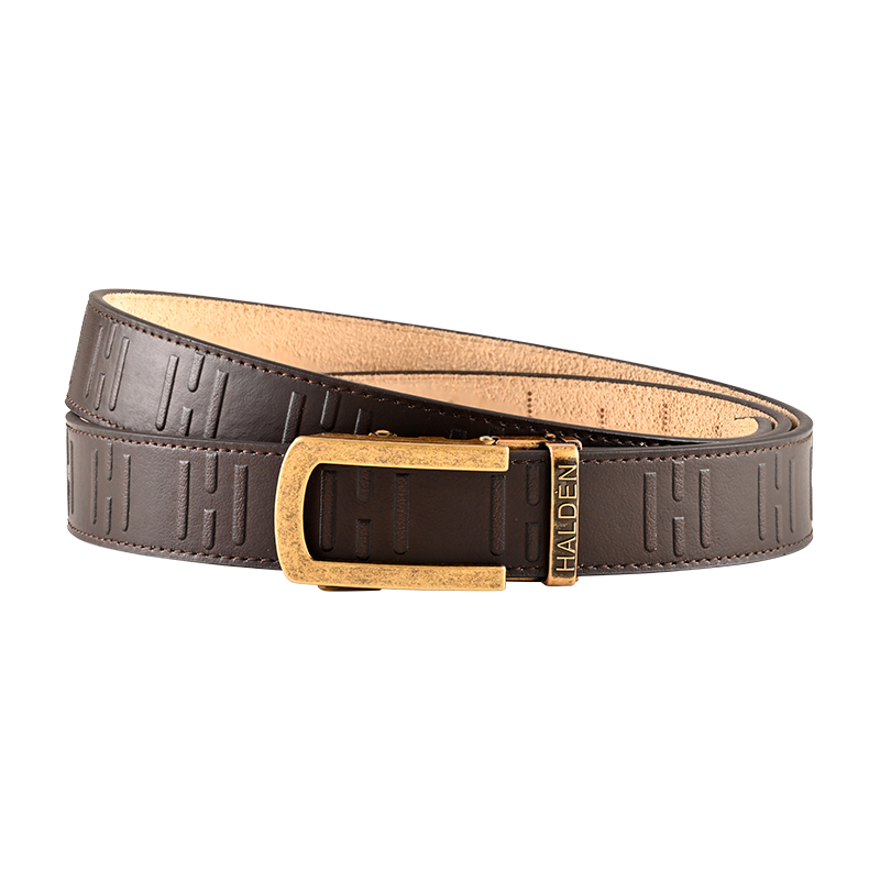 Inverted signature brown with classic buckle