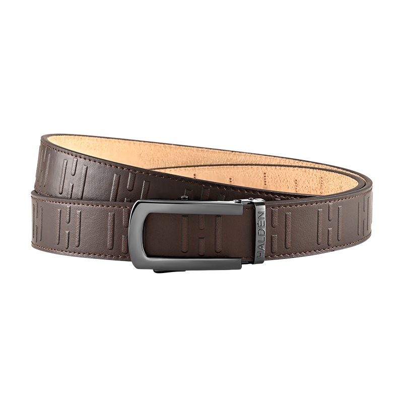 Inverted signature brown with classic buckle