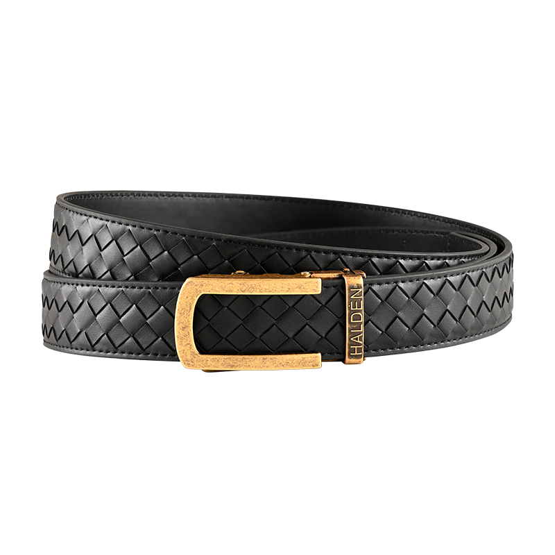 Braided Black with classic buckle