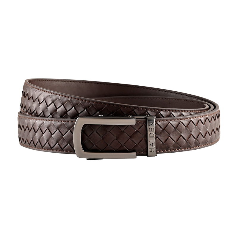 Braided Brown with classic buckle