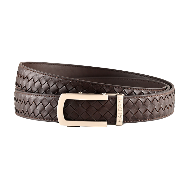 Braided Brown with classic buckle