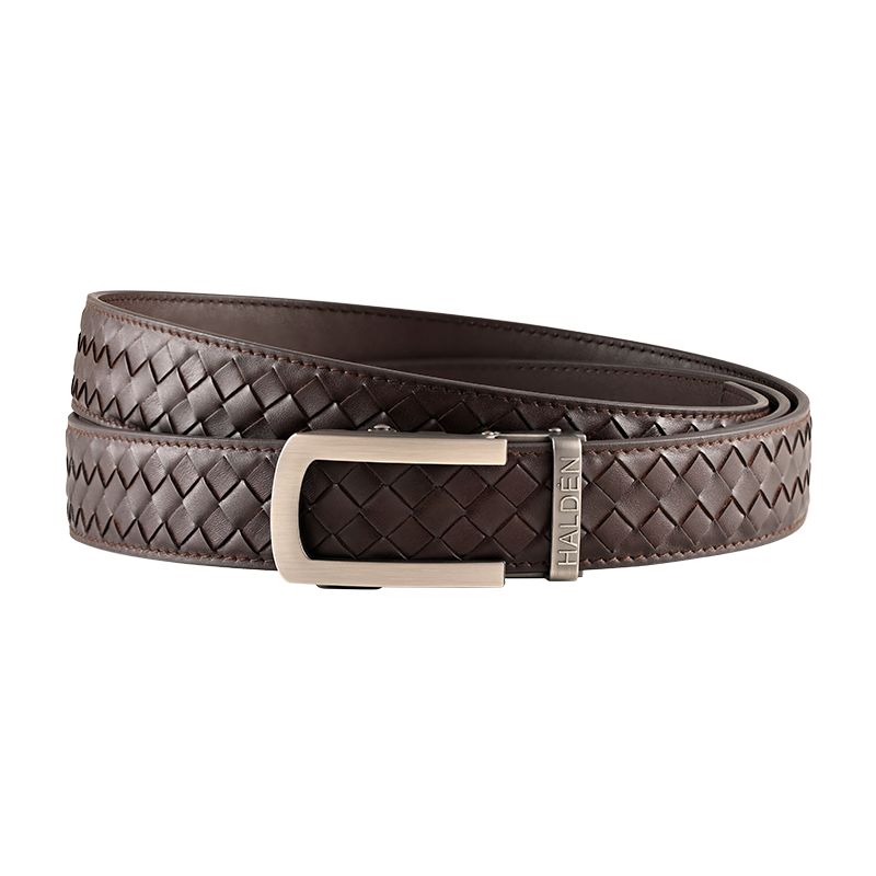 Braided Brown with classic buckle