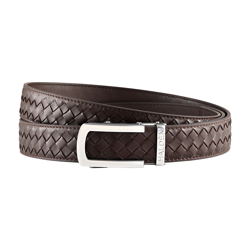 Braided Brown with classic buckle