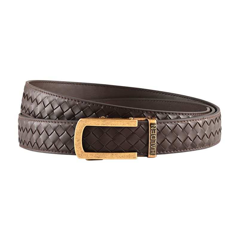 Braided Brown with classic buckle