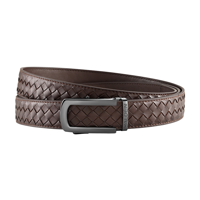 Braided Brown with classic buckle