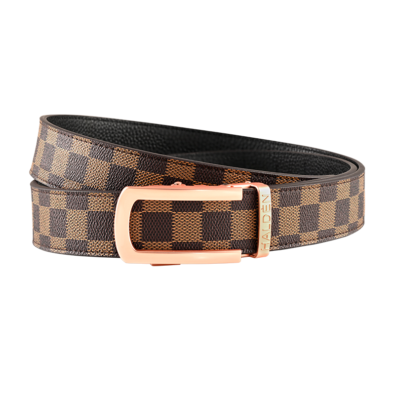 chequer Tan with classic buckle