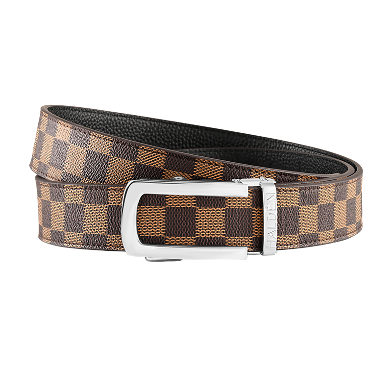 chequer Tan with classic buckle