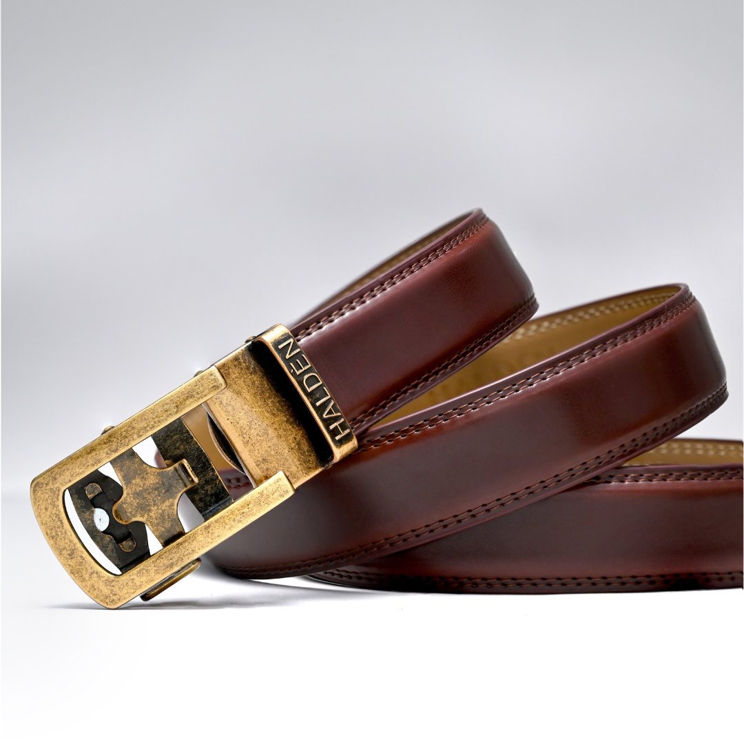 Burley coffee brown with classic buckle