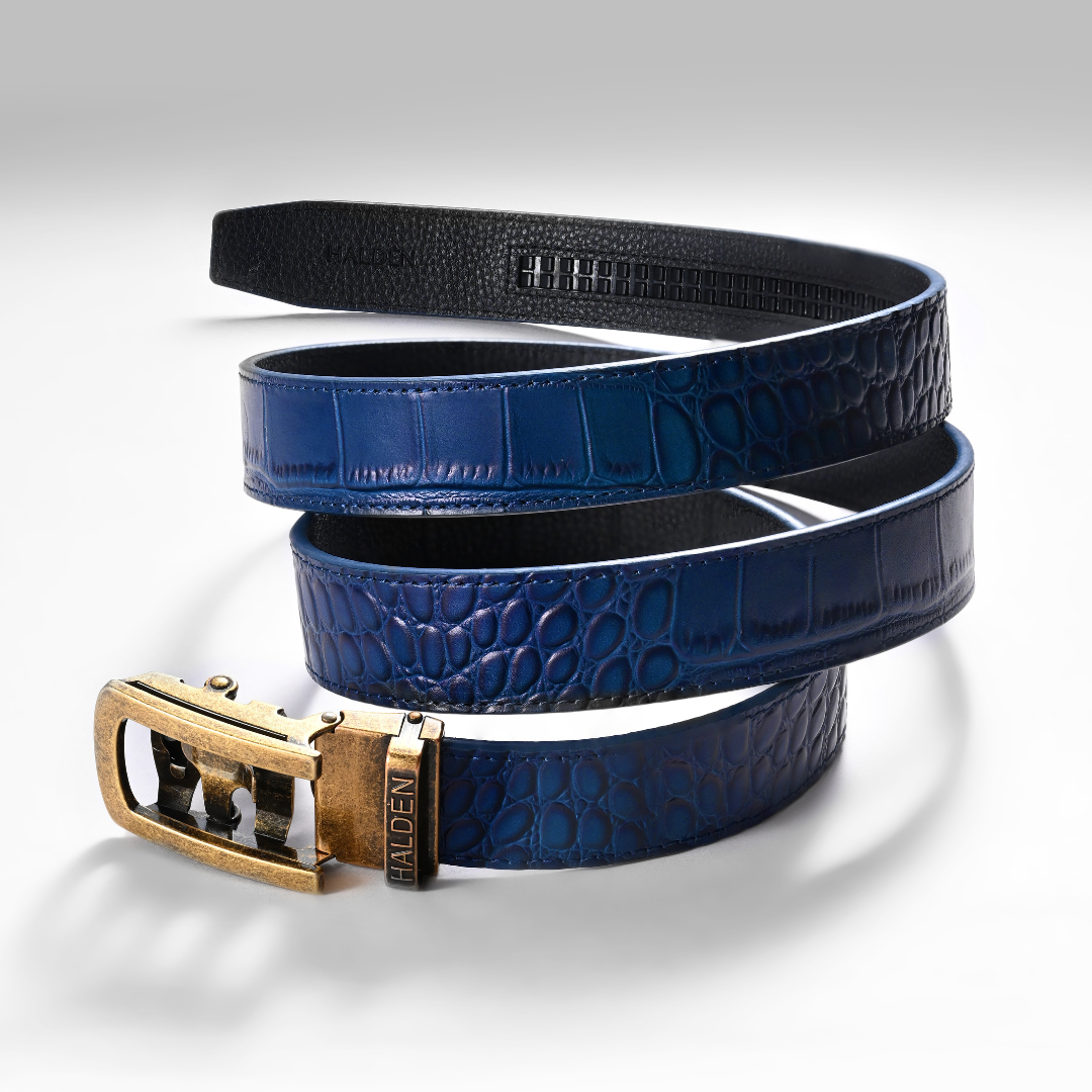 Daven Blue with classic buckle