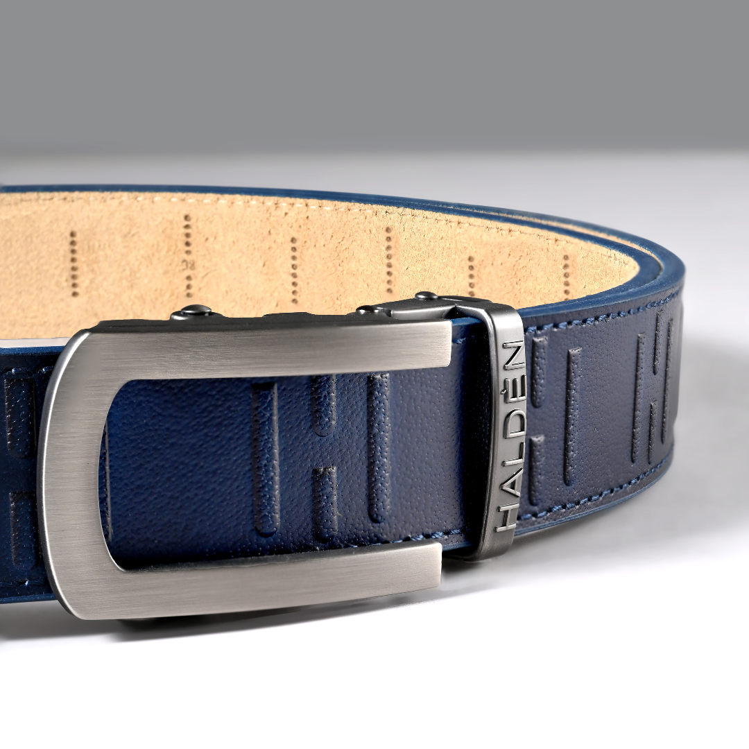 Inverted signature blue with classic buckle