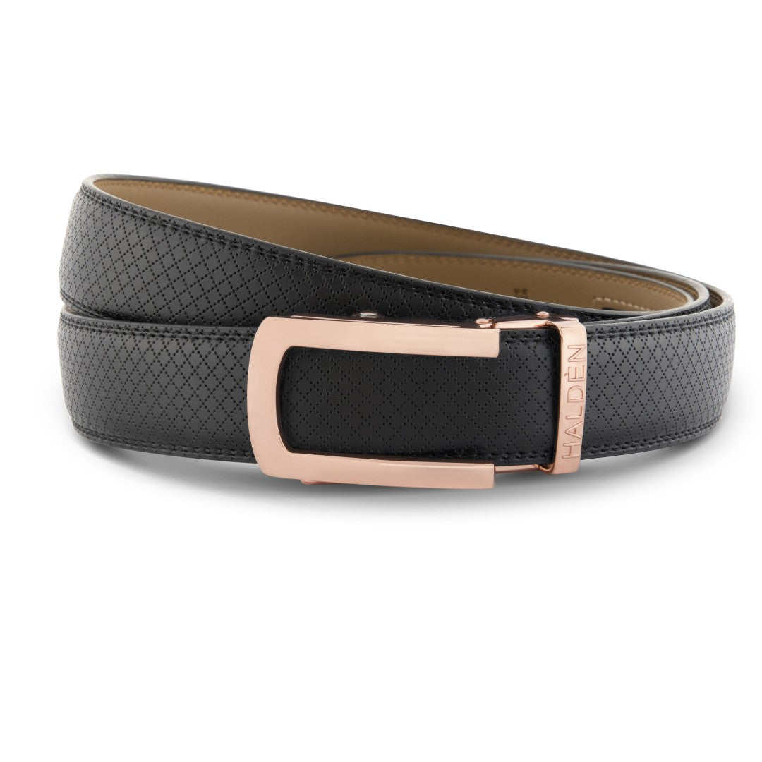 Theo Black with classic buckle (EXTRA LONG)