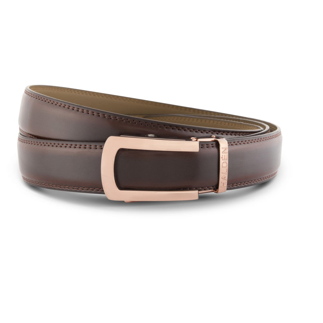 Burley coffee brown with classic buckle (EXTRA LONG)