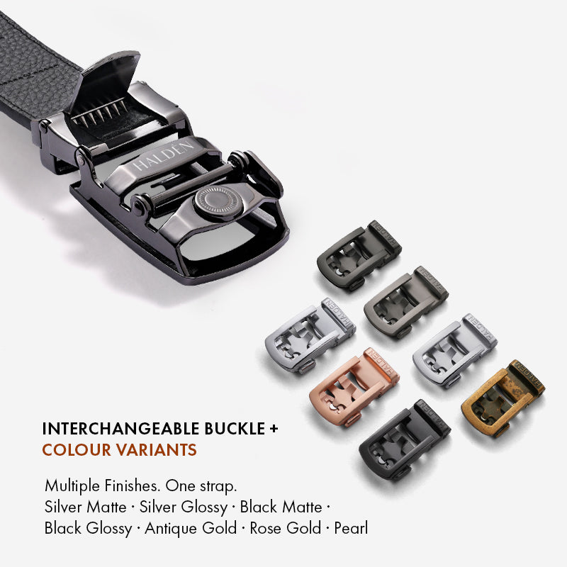 #buckle color_Black glossy