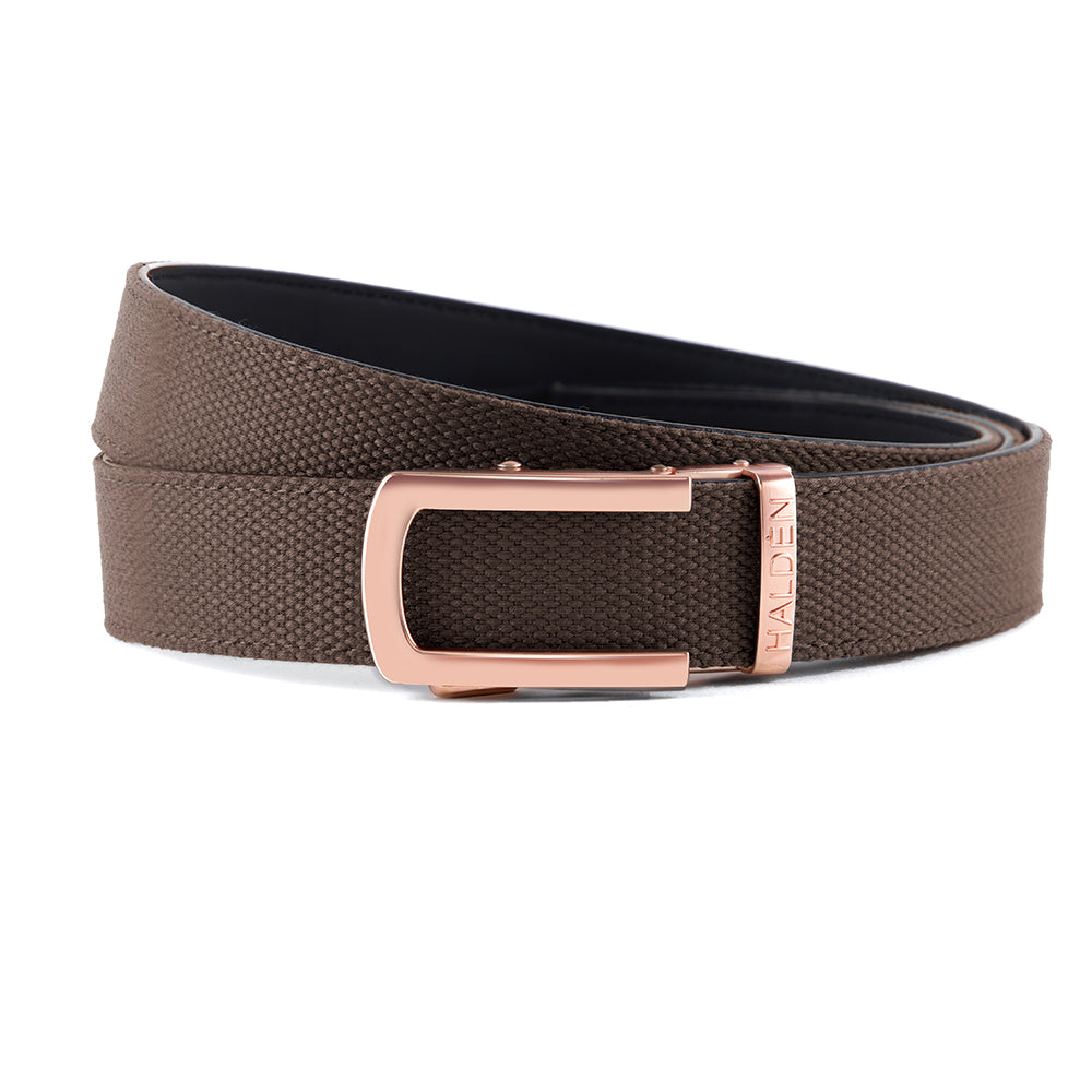 Canvas Brown with classic buckle