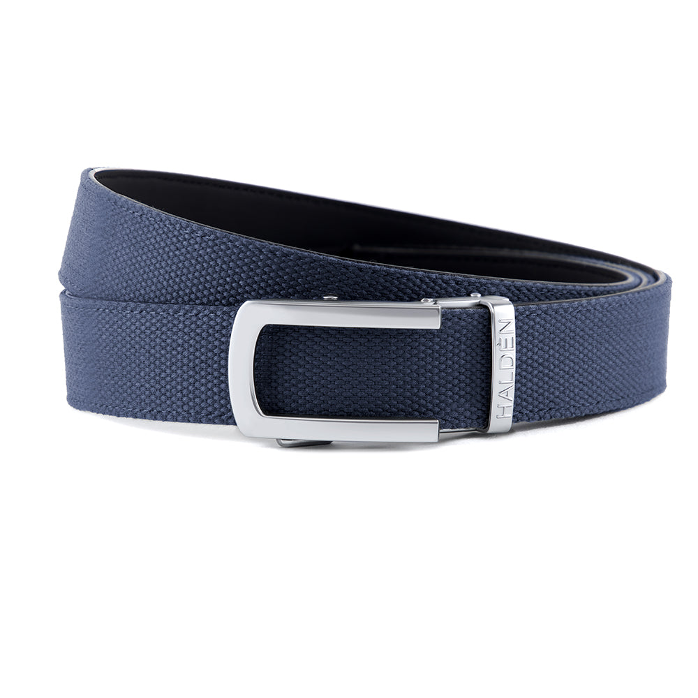 Canvas Blue with classic buckle