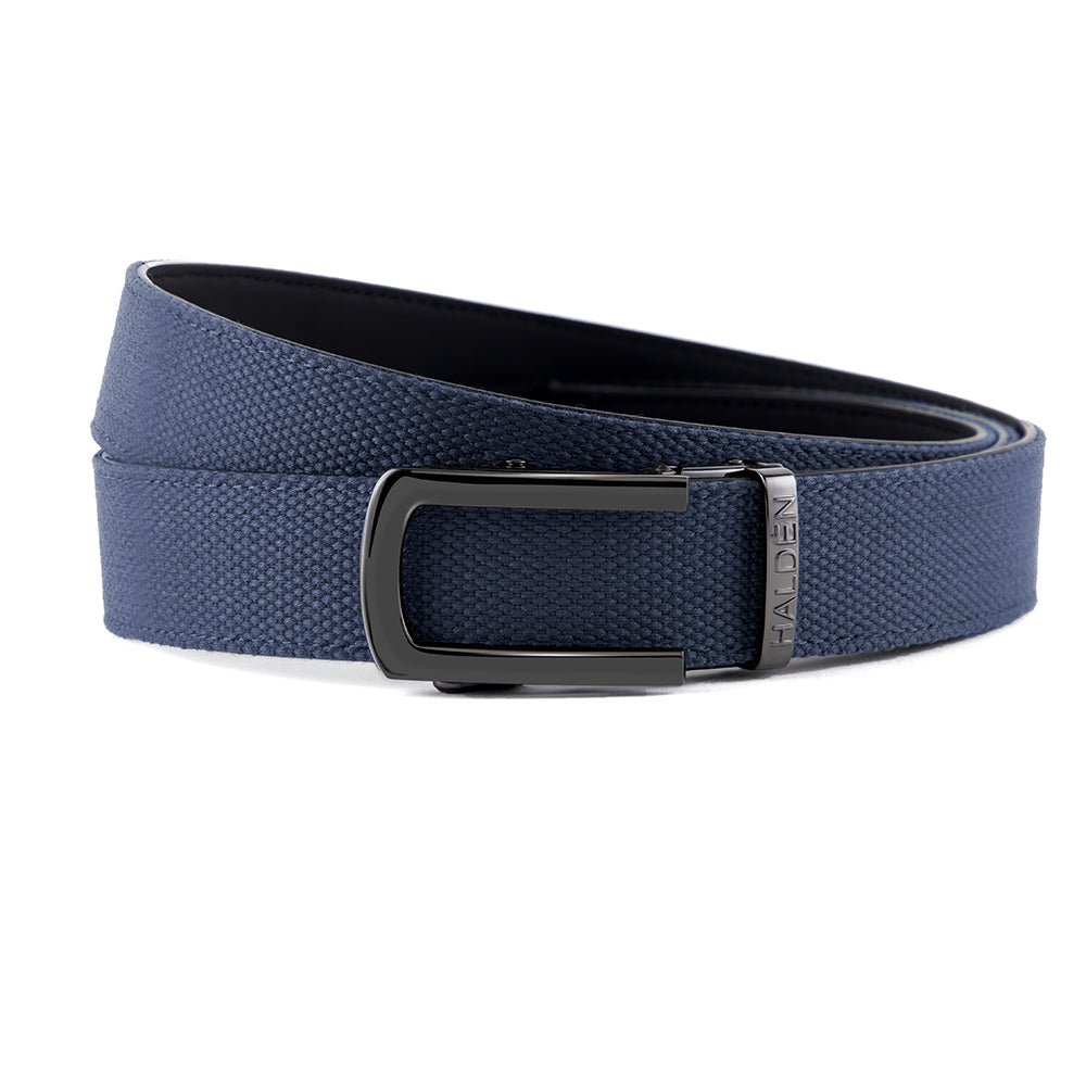 Canvas Blue with classic buckle
