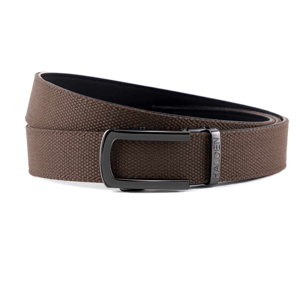 Canvas Brown with classic buckle