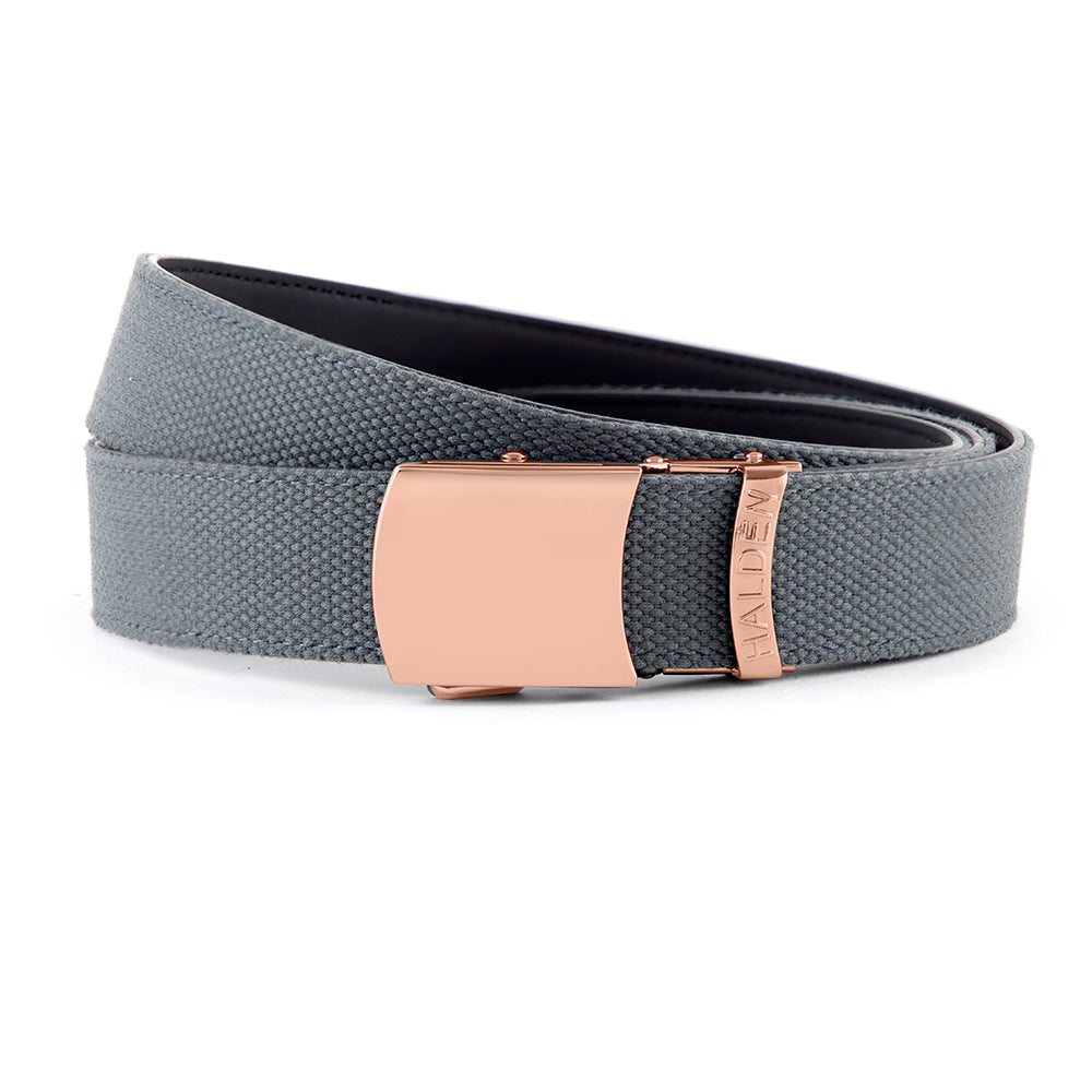 Canvas Grey with vintage buckle