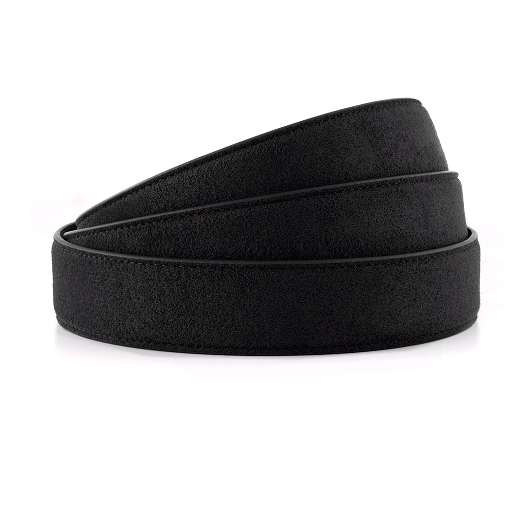 MICRO FIBER BLACK STRAP 3cm/ 1.25"