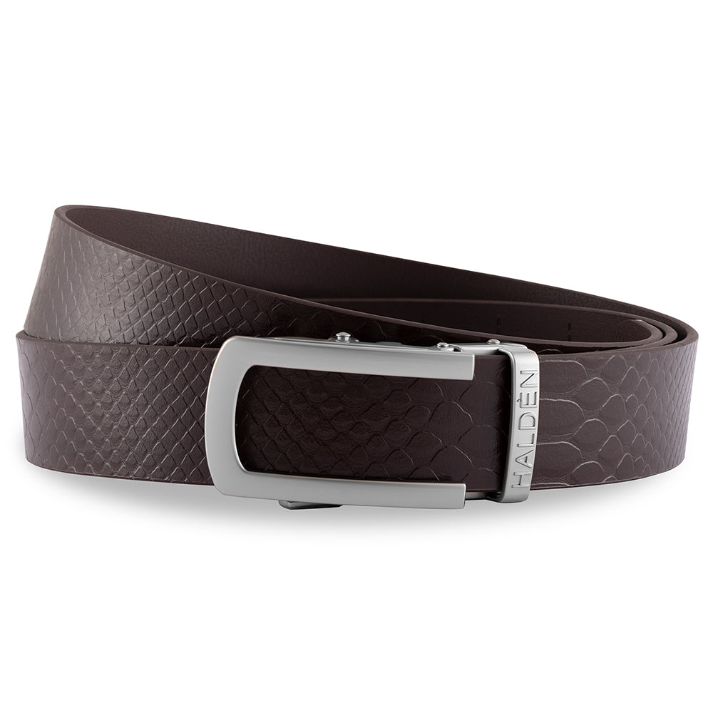 Croc brown with classic buckle
