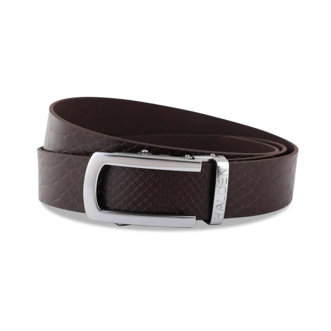 Croc brown with classic buckle